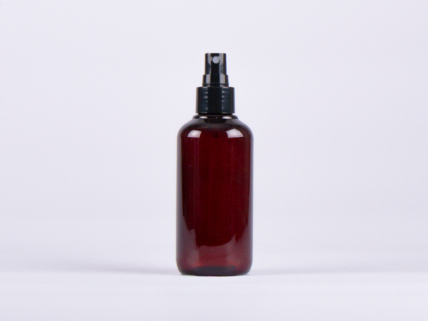 Flasche "Alex" 200ml, mit Zerstäuber weiss/schwarz